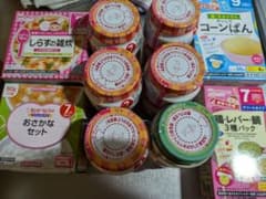 離乳食セット【和光堂】しらすの雑炊等【キューピー】おさかなセット等)_16品のサムネイル