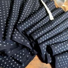 藍染木綿 久留米絣 蚊絣 雪ん子絣 リメイク 木綿古布 - メルカリ