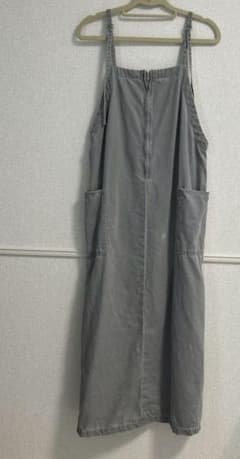 【極美品】stola. ツイル素材前ＺＩＰキャミワンピース stola. ツイル素材前ZIPキャミワンピース 38 - メルカリ