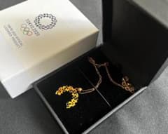 TOKYO 2020 オフィシャルライセンス 18金ネックレス - メルカリ