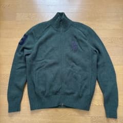 ラルフローレン　フルジップニットセーターのサムネイル