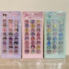 【正規品】サンリオ おはじきふうシール　3枚まとめ売り クロミ マイメロのサムネイル