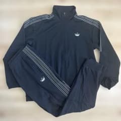 【セットアップ】アディダスオリジナルス トラックジャケット＆パンツ 黒 2XO