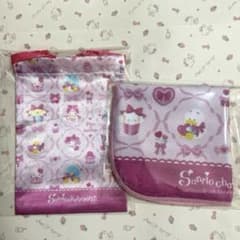 サンリオ くるっとまわしてサマーチャレンジ 巾着＆プチタオル