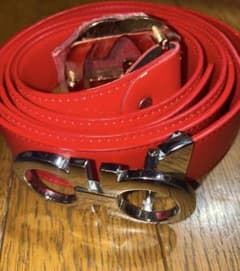 [GUCCI] 여성 벨트 레드