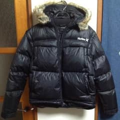 HURLEY ダウンジャケット L 黒のサムネイル