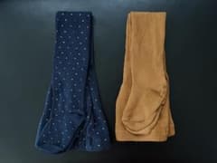 ZARA 100〜110 サイズ5 キッズ タイツ 2点セットのサムネイル