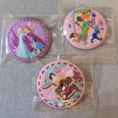 ディズニー 刺繍缶バッジ 3種セットのサムネイル