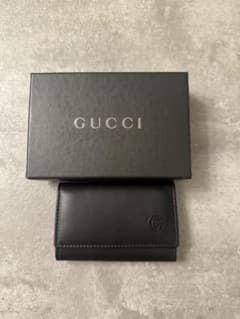 GUCCI キーケース ブラック レザー 6連 - メルカリ