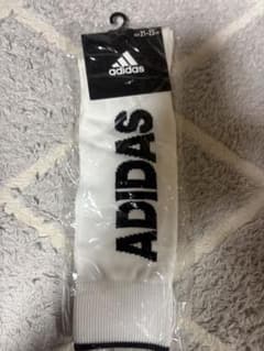 新品 adidas サッカー ソックス ホワイト21～23cmのサムネイル