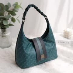 GHERARDINI ソフティ ワンショルダーバッグ 総柄 グリーン 肩掛け 