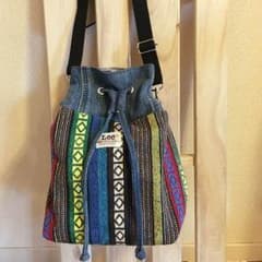 夏休みSALE!巾着ショルダー エスニックのサムネイル