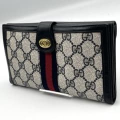 OLD GUCCI オールドグッチ 長財布 GGスプリーム シェリーライン GUCCI オールドグッチ GG柄 シェリーライン 長財布 スプリーム - メルカリ