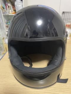 フルフェイスヘルメット ブラック 当時物　族ヘルのサムネイル