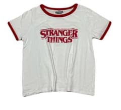 Stranger Things T 셔츠 S 사이즈 화이트 / 레드