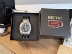 【未使用に近い】SEIKO 5スポーツ SBSA313 箱・全余りコマ付のサムネイル