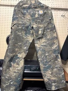 Carhartt WIP 迷彩柄 ダブルニーワークパンツ　30×32のサムネイル