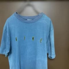 NIKE ナイキ Tシャツ XL バックプリント オールドデザイン ブルーのサムネイル