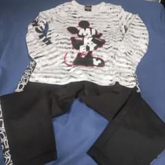 BABYDOLL ミッキー 長袖Tシャツ&長ズボンセット 120のサムネイル