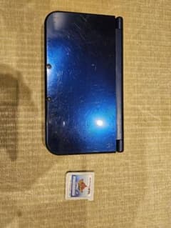 Nintendo 3DS LL 青 本体 妖怪ウォッチ白犬隊つき　液晶漏れありのサムネイル