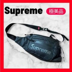 極美品✨希少シュプリーム スリングバッグ 21SS黒人気 完売モデル 