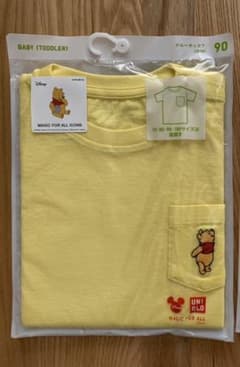 ユニクロ プーさん　Tシャツ　90のサムネイル