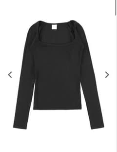 Alexiastam Square Neck Rib Top - メルカリ