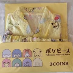 【匿名配送】ポケピース 3COINS 甚平 イエロー 新品のサムネイル