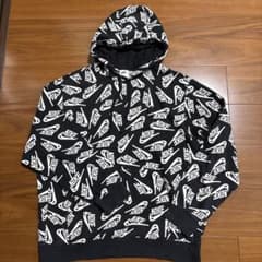 ナナ様専用 NIKE 総柄 ロゴ プルオーバー パーカー XXLのサムネイル