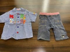 ミキハウス　シャツ　ズボン　セット　半袖　80のサムネイル