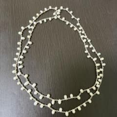 N114 ネックレス 本真珠 アクセサリー レトロヴィンテージ ロング114 