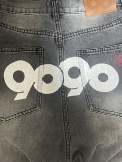 9090 デニムパンツ グレー メンズのサムネイル