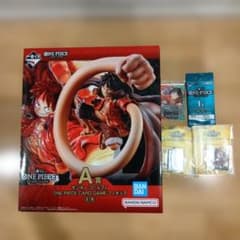 부*치님 이치 반 쿠지 ONE PIECE 프로모 카드 1장과 피겨 A상 H상