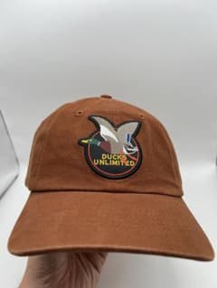 Ducks Unlimitedダックスアンリミテッド キャップ 新品 鴨刺繍 茶
