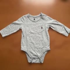 baby GAP ロンパース グレー 6-12ヶ月　70cmのサムネイル