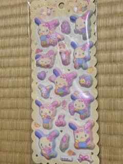 ぷくぷく　うさはなシールのサムネイル