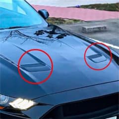 2018y フォード マスタングGT 純正ボンネットダクト ブラックアウト等に 2018y フォード マスタングGT 純正ボンネットダクト ブラックアウト等