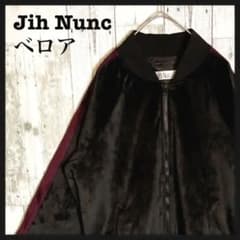 芸能人愛用】美品 ジーヌンク Jih Nunc ベロア トラックジャケット M 