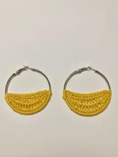 ピアス リング イエローのサムネイル