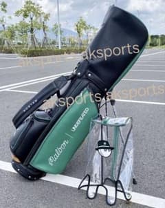 Last 2 in stock! Malbon Golf Caddy Bag Stand Bag Black