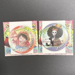 ONE PIECE コレクション缶バッジ SPRING ルフィ ブルック - メルカリ