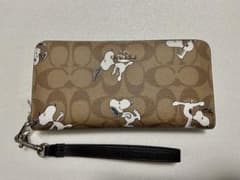 新品未使用】COACH コーチ 長財布 スヌーピー限定モデル C4596 - メルカリ