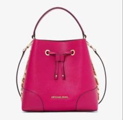 最終値下 新品 MICHAEL KORS ショルダーバッグ ミディアム バケット 