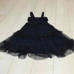 新品☆マザウェイズ黒ワンピース120cmのサムネイル