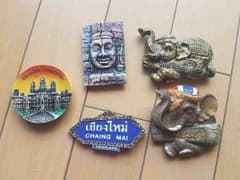 【国内入手不可】タイランド＋アンコールワット_ご当地マグネットのサムネイル