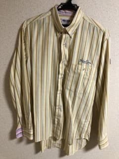シナコバ　SINACOVA シャツ　ストライプ　イエロー　上品のサムネイル