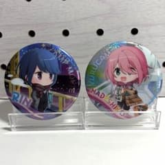 ゆるキャン△ 映画 缶バッジ ホログラム 志摩リン 各務原なでしこ