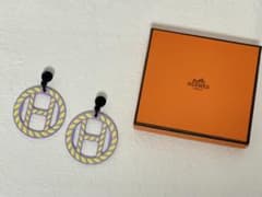 HERMES】Hエキップ・ノーティックピアス - メルカリ