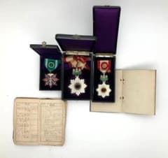 金鵄勲章 旭日章 勲章 徽章 大西長官 手帳 将軍 会議記録 海軍 資料