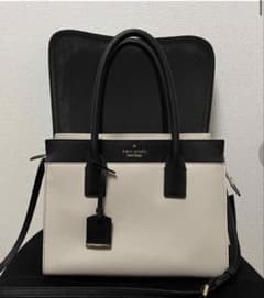 p*a様 kate spade　バッグ　ショルダー　トートバッグ ブラック/ホワのサムネイル
